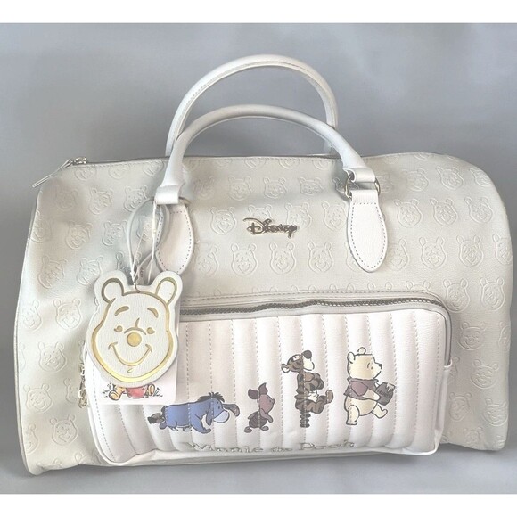 Primark Disney's Winnie the Pooh Weekender/Overnight Bag Faux Leather NWT - Picture 1 of 11
